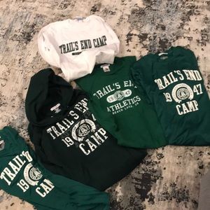 Trails end camp clothing. Adult small. I can separate them if you want.